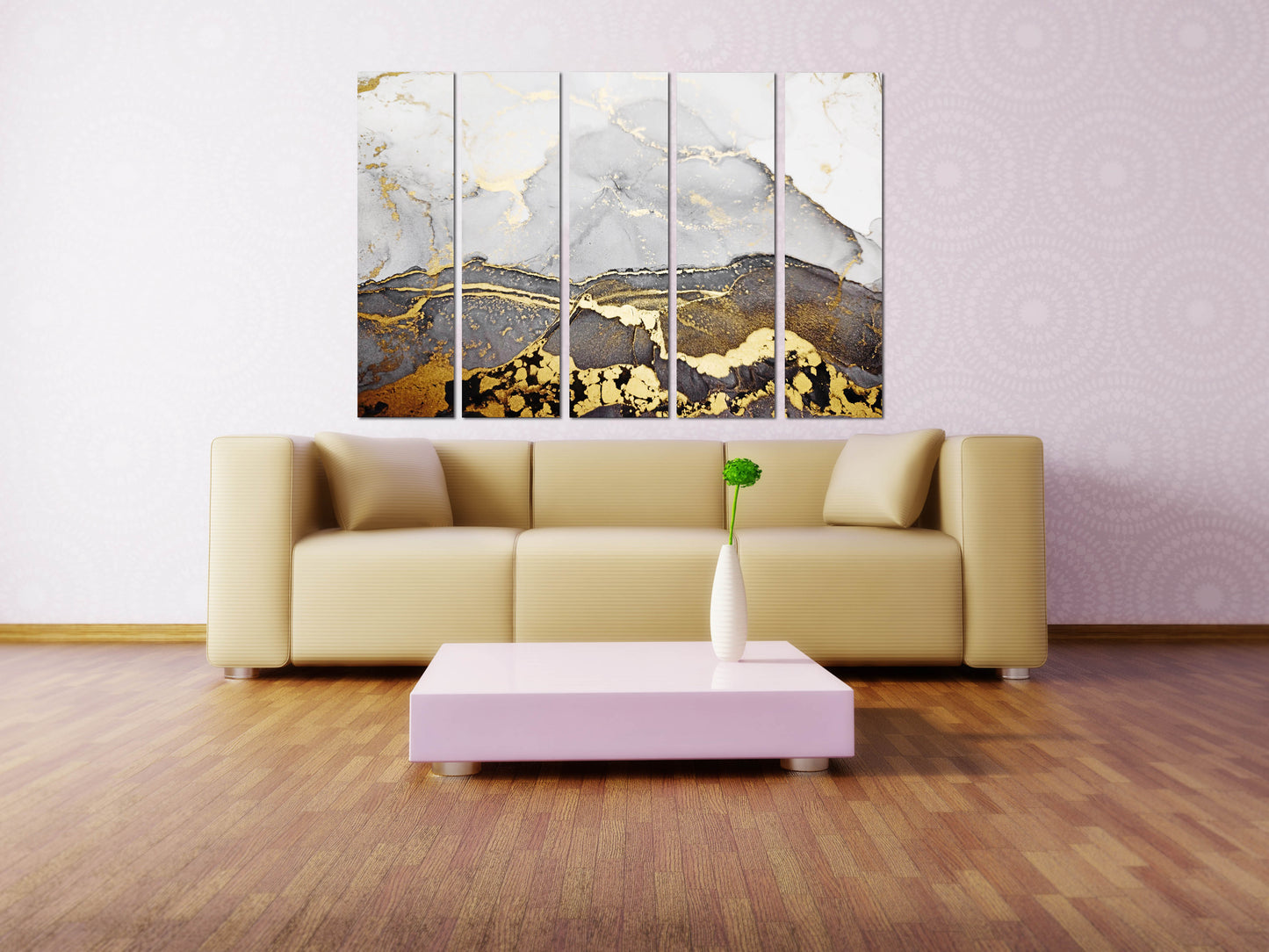 Gold and black wall art Marble wall decor, marble canvas abstract, Abstract wall art paintings on canvas, aesthetic room decor Marble canvas
