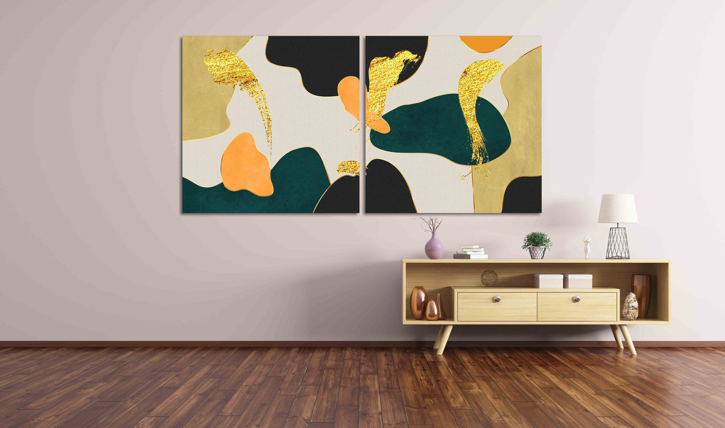 Modern abstract art Multi panel canvas wall art Canvas painting Abstract wall art Abstract painting Home wall decor