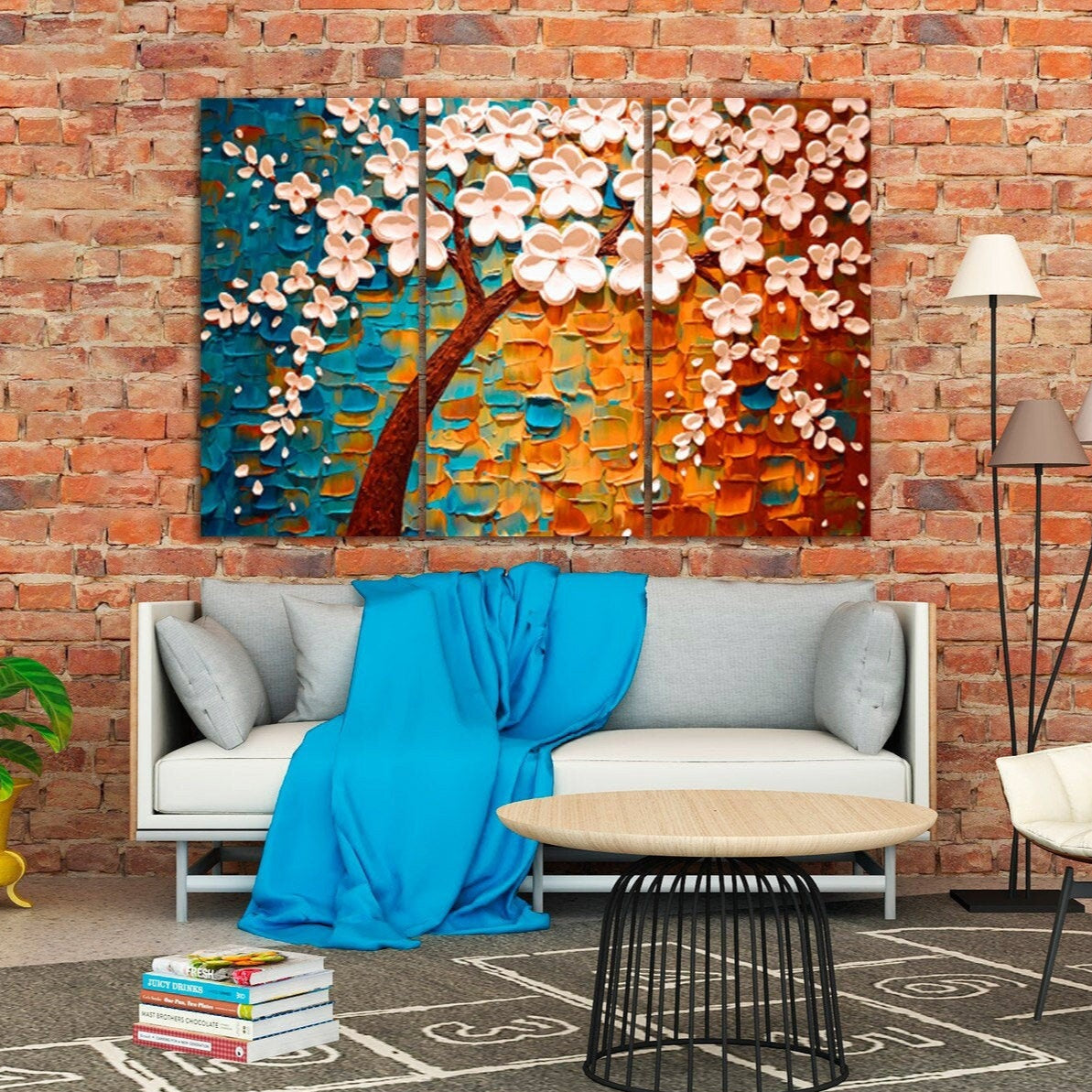 Sakura bonsai tree Sakura blossoms Floral wall art japanese wall art canvas japanese prints wall art asian wall art huge wall art