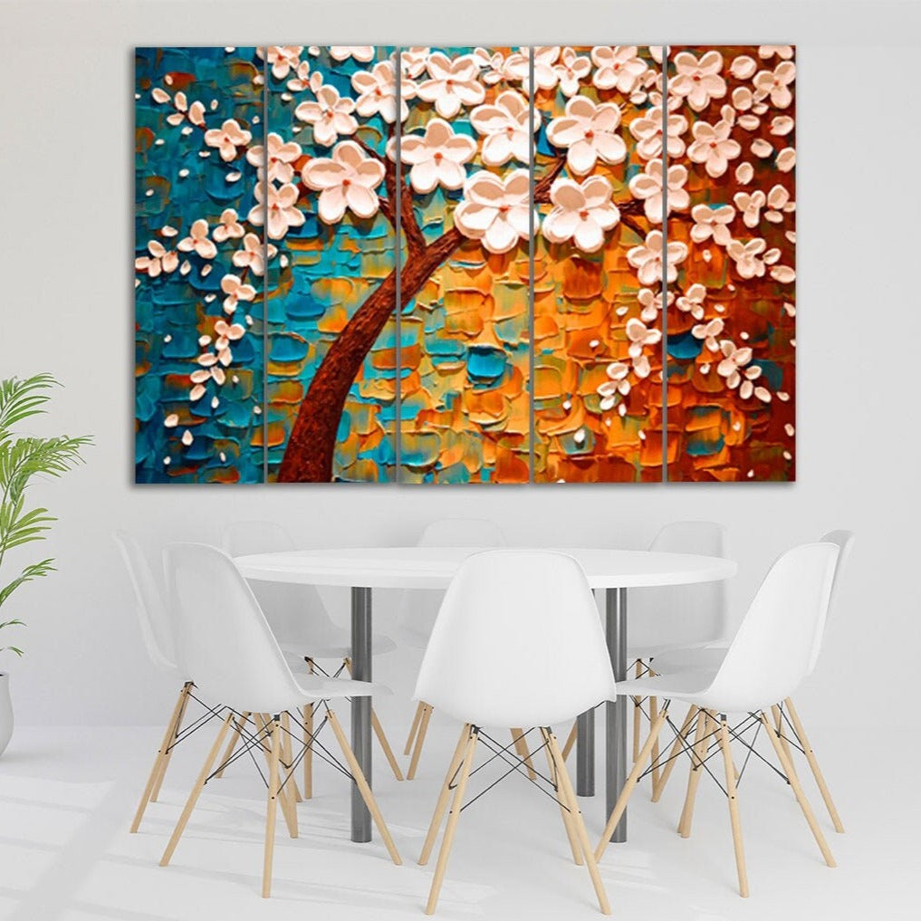 Sakura bonsai tree Sakura blossoms Floral wall art japanese wall art canvas japanese prints wall art asian wall art huge wall art