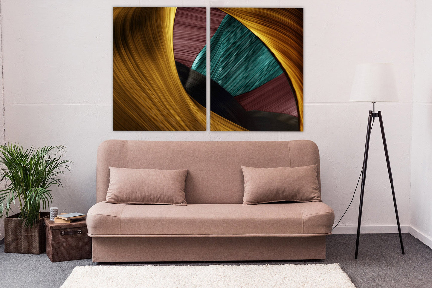 Zeitgenössische Kunst Abstrakt Mehrteilig Extra große Leinwand Wandkunst Wohndekor Geschenk Abstrakte Malerei