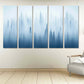 Forest wall art paintings on canvas, home wall decor canvas painting housewarming and wedding gift farmhouse wall decor multi panel wall art