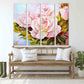 Flowers wall art Vintage floral oil painting home wall decor canvas painting Wall art boho flowers flowers canvas living room wall art