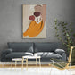 Oil painting effect wall art, abstract canvas print, modern artwork, printable hanging wall decor, framed wall art, gift for him
