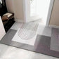 Schmutzabweisender Teppich, Flurteppich im skandinavischen Stil „Graues Labyrinth“