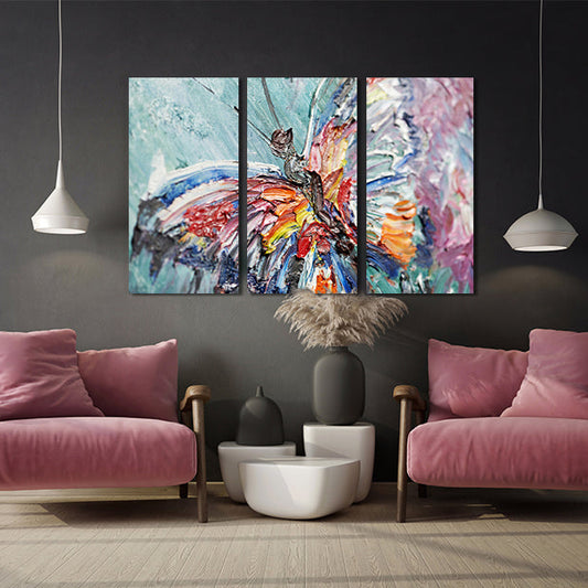 Butterfly wall art paintings on canvas, home wall decor, large canvas art, printable wall art, abstract print, Modern wall art