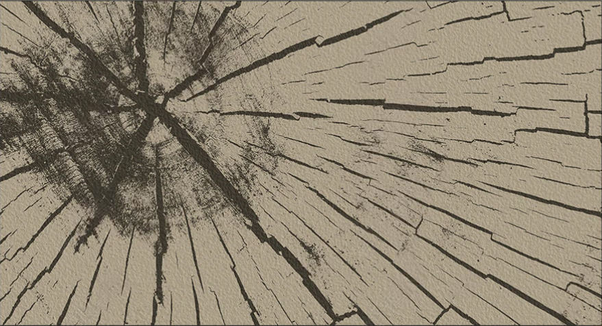 Stilvolle Tischdecke mit Lederstruktur, Tischdecke unter dem Leder „Scheunenholz“