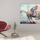 Watercolor horse Horse printable art Horse wall art paintings on canvas home wall decor canvas painting modern abstract art, trendy wall art