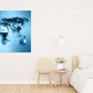 World map wall art paintings on canvas, world map canvas, home wall decor, canvas painting, extra large wall art, multi panel wall art