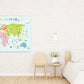 Boy nursery wall artChildren's world map wall art paintings on canvas, home wall decor, canvas painting, world map canvas, set of 3 nursery