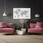 World map wall art paintings on canvas home wall decor canvas painting extra large wall art world map of the world wall art contemporary art