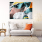 Abstract multi panel wall art, extra large canvas painting, modern wall decor print