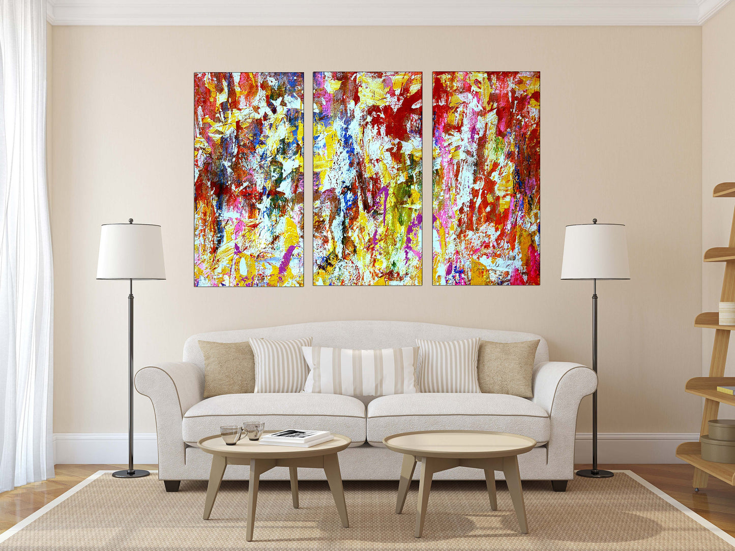 Abstract wall art paintings on canvas, home wall decor, abstract print, multi panel wall art abstract canvas trendy wall art Modern wall art