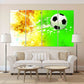Fußball-Kunst, Fußball-Wandkunst, American Football, Sport-Wandkunst, große abstrakte Kunst, große Leinwandkunst, Fußball-Wandkunst, Fußballspieler-Geschenk