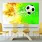 Fußball-Kunst, Fußball-Wandkunst, American Football, Sport-Wandkunst, große abstrakte Kunst, große Leinwandkunst, Fußball-Wandkunst, Fußballspieler-Geschenk