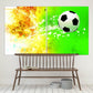 Fußball-Kunst, Fußball-Wandkunst, American Football, Sport-Wandkunst, große abstrakte Kunst, große Leinwandkunst, Fußball-Wandkunst, Fußballspieler-Geschenk