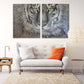 Tiger wall art wall art printable paintings on canvas, home wall decor canvas painting living room art, contemporary art black and white art
