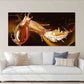 Wine wall art Kitchen wall decor canvas Extra large Multi panel сanvas painting housewarming gift printable art