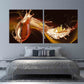 Wine wall art Kitchen wall decor canvas Extra large Multi panel сanvas painting housewarming gift printable art