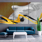 Grey Gold art Abstract art print Modern abstract art Multi panel canvas Abstract wall art Abstract painting Extra large wall art