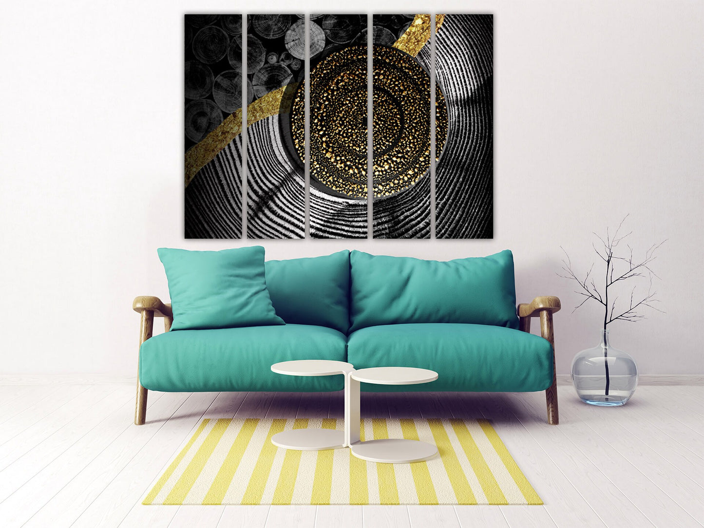 Black and gold abstract wall art sets of 4 Abstract wall art paintings on canvas home wall decor canvas painting modern abstract art