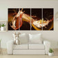 Wine wall art Kitchen wall decor canvas Extra large Multi panel сanvas painting housewarming gift printable art