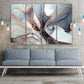 Marble wall decor canvas abstract gold and black Abstract wall art paintings on canvas multi panel wall art Marble canvas