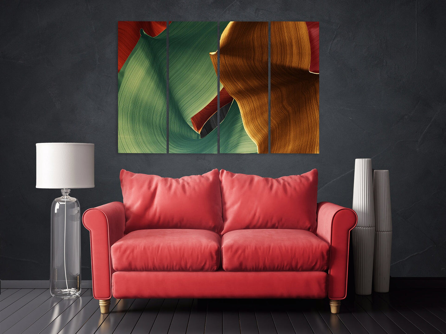 Contemporary art Abstract Multi panel Extra large canvas wall art Home decor gift Abstract painting