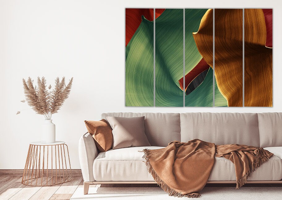 Contemporary art Abstract Multi panel Extra large canvas wall art Home decor gift Abstract painting