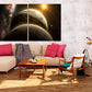 Planets posters Сosmos multi panel wall art paintings on canvas outer space home wall canvas painting bedroom wall decor fantasy art