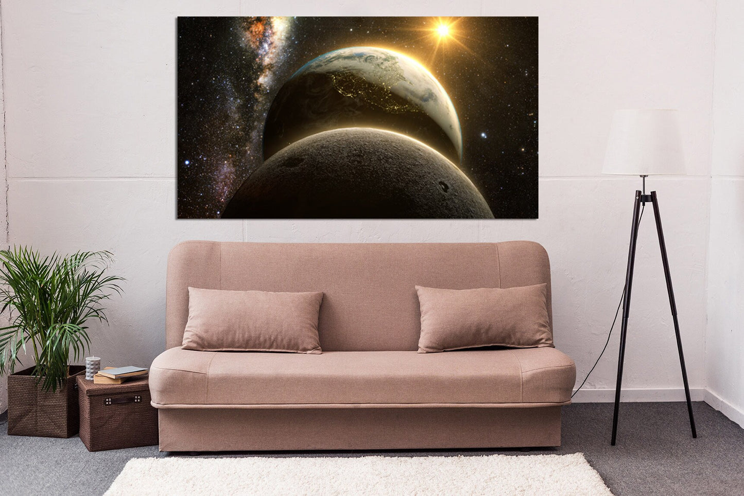 Planets posters Сosmos multi panel wall art paintings on canvas outer space home wall canvas painting bedroom wall decor fantasy art