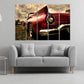 Car wall art retro farmhouse kitchen wall decor vintage room decor very large canvas paintings bedroom housewarming gift framed canvas
