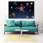 Space home wall canvas painting Planets posters Сosmos multi panel wall art paintings on canvas outer bedroom wall decor fantasy art