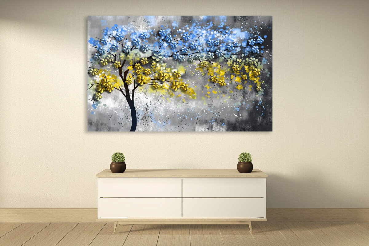 Sakura bonsai tree Sakura blossoms Floral wall art japanese wall art canvas japanese prints wall art asian wall art huge wall art