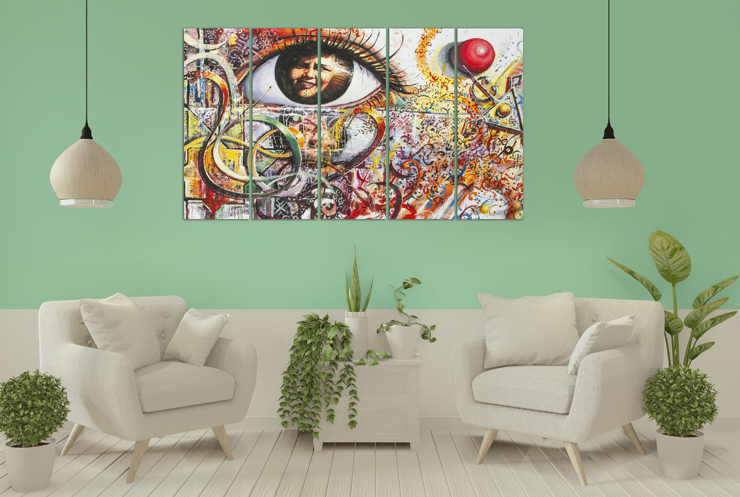 Abstract street art canvas, graffiti wall art canvas paintings, trendy wall art, graffiti poster, modern multi panel wall art