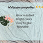 Large floral wallpaper Flower wall backdrop Peel and Stick wall mural Self Adhesive Removable wallpaper Living Room Bedroom wall decoration
