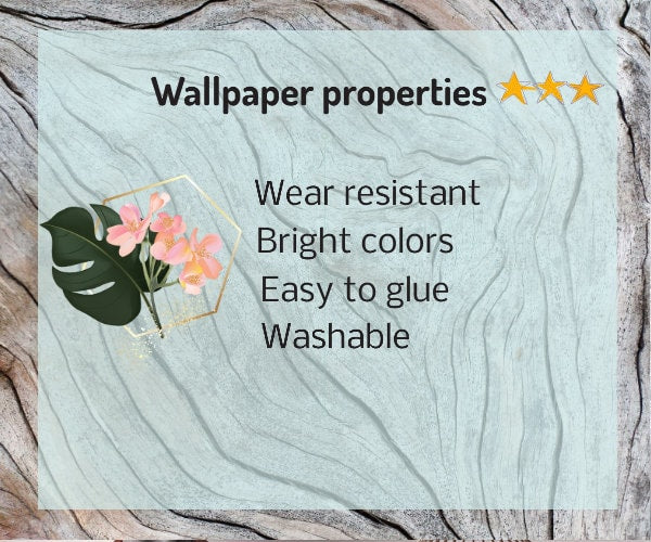 Japanese print Chinoiserie painted silk Sakura blossoms Botanical removable Flowers wall mural prints Peel & stick Art deco wallpaper