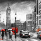 London wall mural London bus decal Big ben wall decal London big ben England london wall art vinyl wall murals mural peel and stick