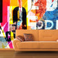 Wall collage wallpaper Removable wallpaper Textured wallpaper fabric wallpaper canvas vinyl wallpaper abstract wallpaper boy wallpaper