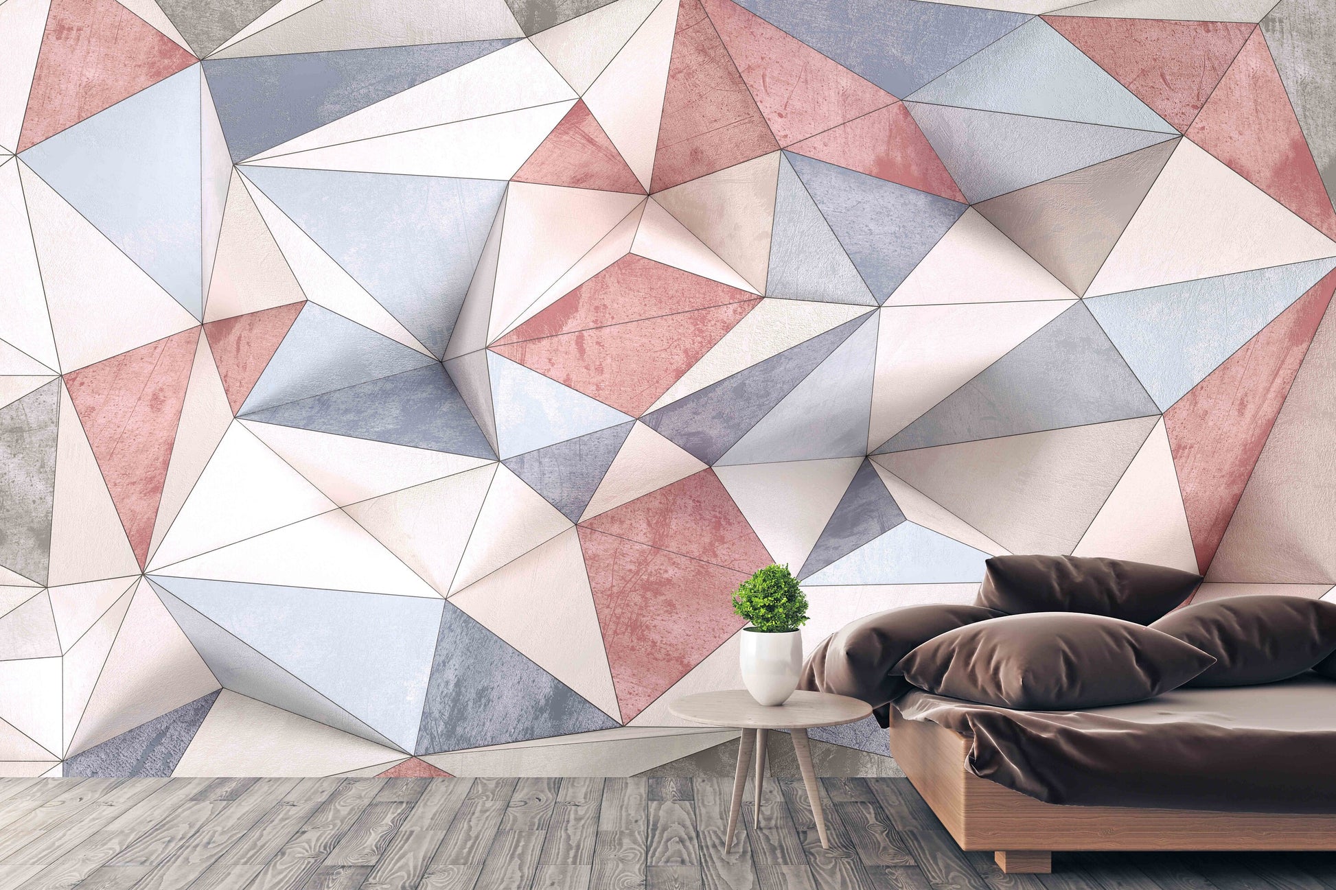 Abstract wallpaper Peel and stick wallpaper Photo wallpaper kitchen wallpaper removable wallpaper geometric wallpaper 3d wall mural