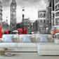 London wall mural London bus decal Big ben wall decal London big ben England london wall art vinyl wall murals mural peel and stick