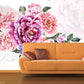 Flowers wallpaper Floral Peel and stick wallpaper Photo wallpaper Textured wallpaper adhesive wallpaper Botanical removable wallpaper