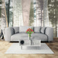 Foggy forest wall art woodland wallpaper Modern wallpaper Removable wallpaper Textured wallpaper fabric wallpaper vinyl wallpaper