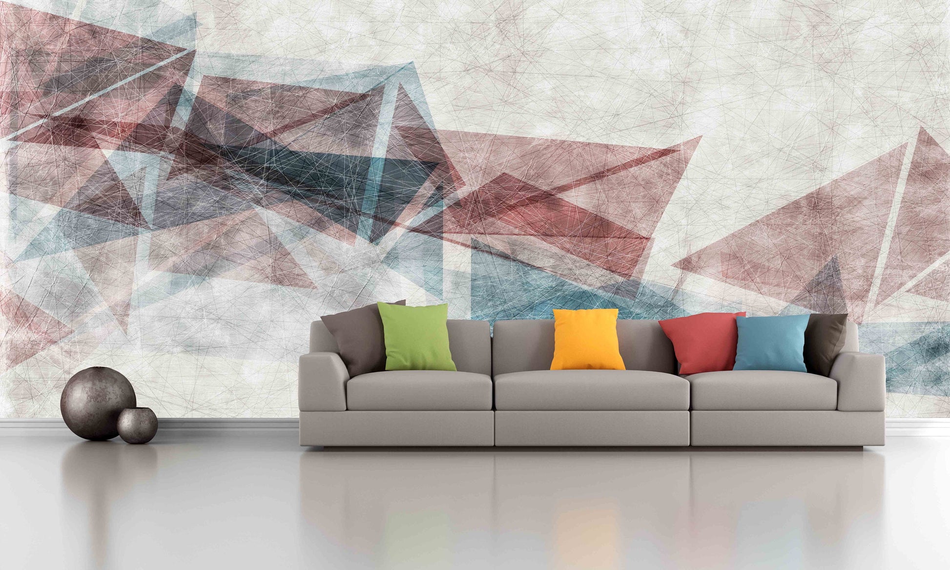 Geometric wallpaper 3d wall mural Abstract wallpaper Peel and stick wallpaper Photo wallpaper kitchen wallpaper removable wallpaper