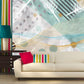 Geometric wallpaper 3d wall mural Abstract wallpaper Peel and stick wallpaper Photo wallpaper bedroom wallpaper removable wallpaper