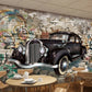 Retro peel and stick wallpaper 3d wallpaper mural Removable wallpaper Textured wallpaper fabric wallpaper vinyl wallpaper Bedroom wallpaper