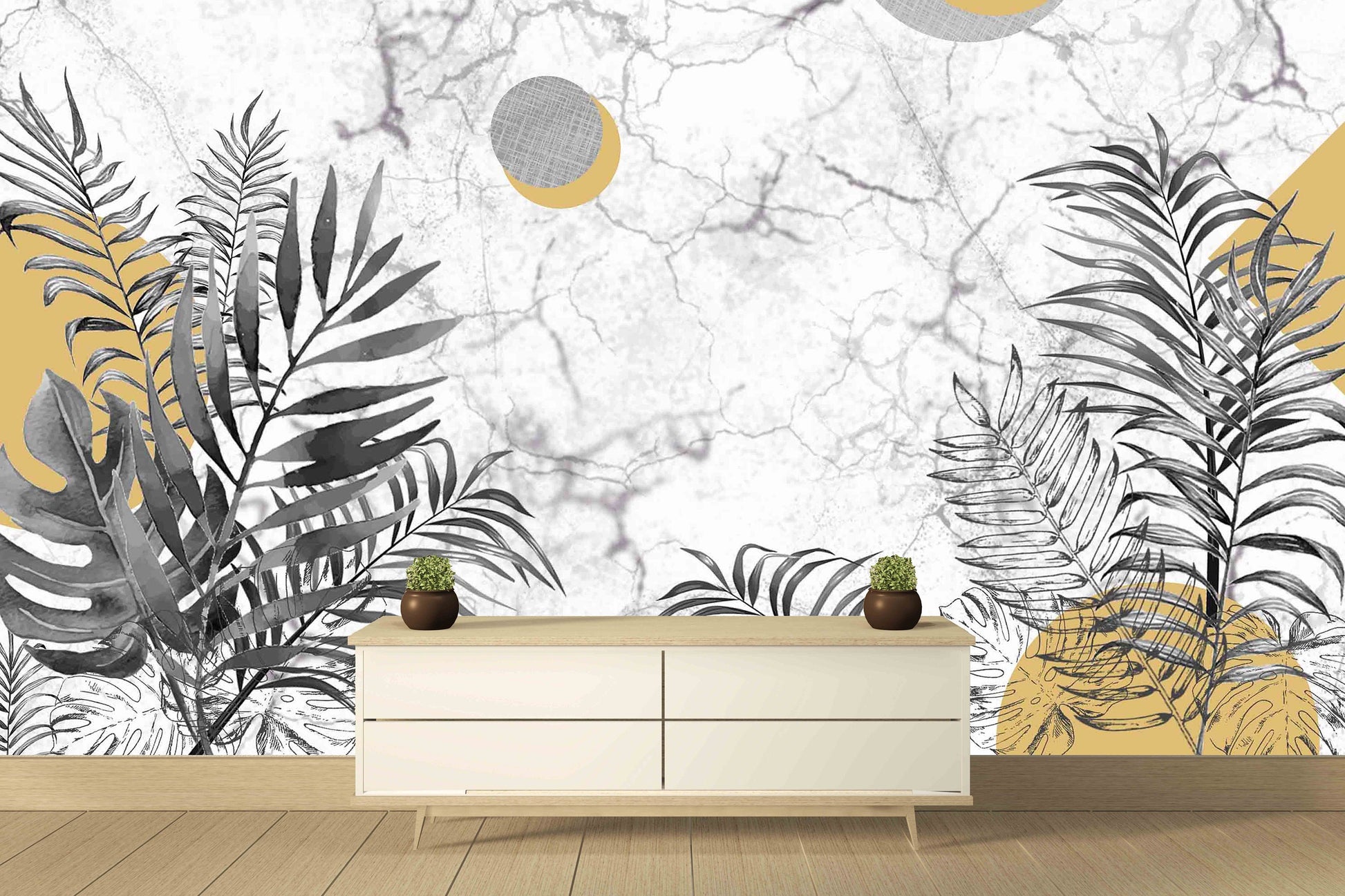 Modern luxury wallpaper Herb marble prints wall art Abstract Geometric Peel and stick Removable Photo wallpaper Self adhesive mural