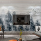 Wall mural forest Smoky mountains wall art Wake forest Adhesive wall murals Wall prints Home wall decor Peel and stick Outdoors mountains