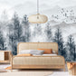 Wall mural forest Smoky mountains wall art Wake forest Adhesive wall murals Wall prints Home wall decor Peel and stick Outdoors mountains