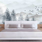 Wall mural forest Smoky mountains wall art Wake forest Adhesive wall murals Wall prints Home wall decor Peel and stick Outdoors mountains
